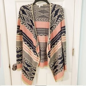 BOGO...Say What? Aztec print sweater
